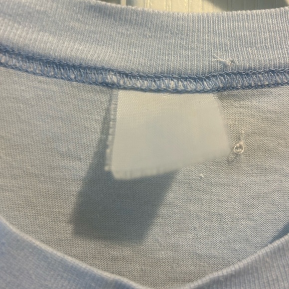 💦”Vintage Hawaiian Tropic 1983 Myrtle Beach Sky Blue Sleeveless Tank” Size S💧 - Picture 6 of 10